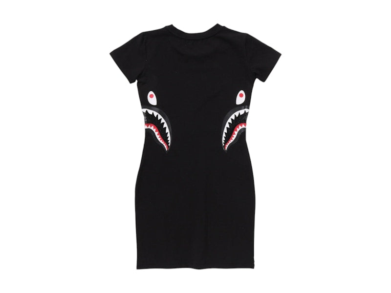 BAPE Women's Shark Jersey Dress Black