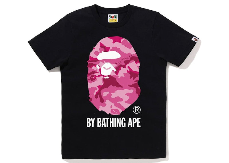 BAPE Women's Woodland Camo By Bathing Ape Tee Black
