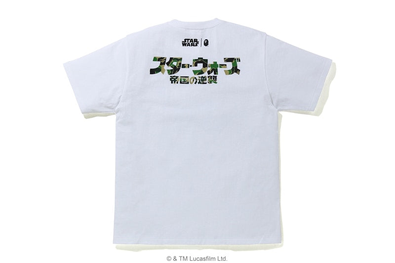 BAPE X Star Wars R2-D2 & C-3PO Tee White