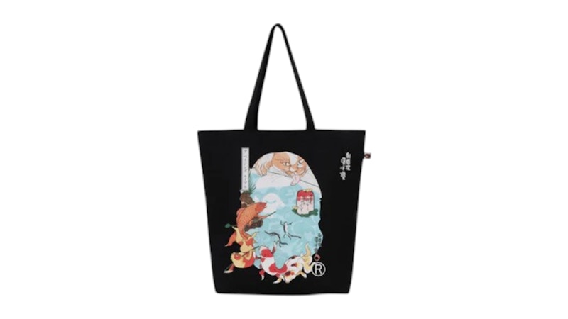 BAPE X Ukiyo-E Tote Bag Sax