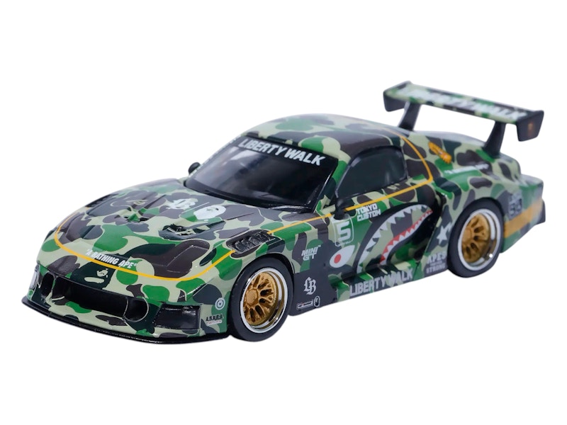 BAPE XLBWK Mini GT ABC Camo FD RX7 1/64 Green