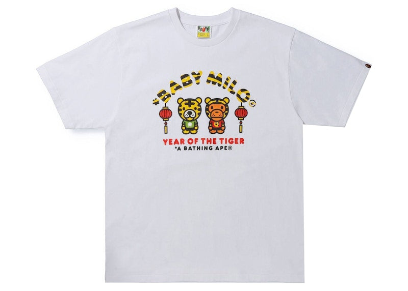 BAPE Year of the Tiger Baby Milo Tee White