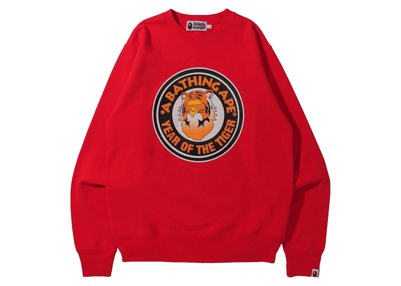 BAPE Year of the Tiger Crew Red