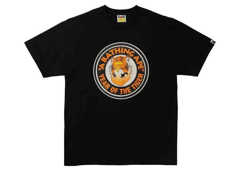 BAPE Year of the Tiger Tee Black