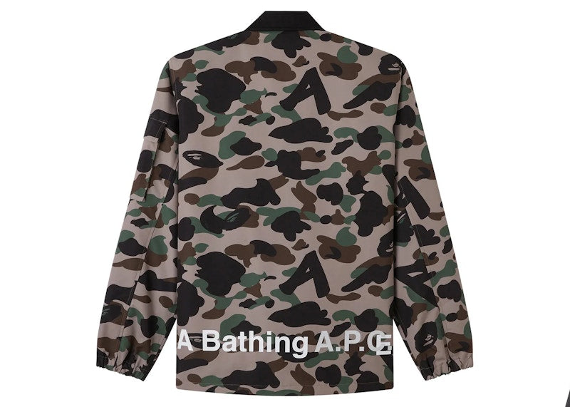 BAPE x A.P.C Coach Jacket Khaki Green