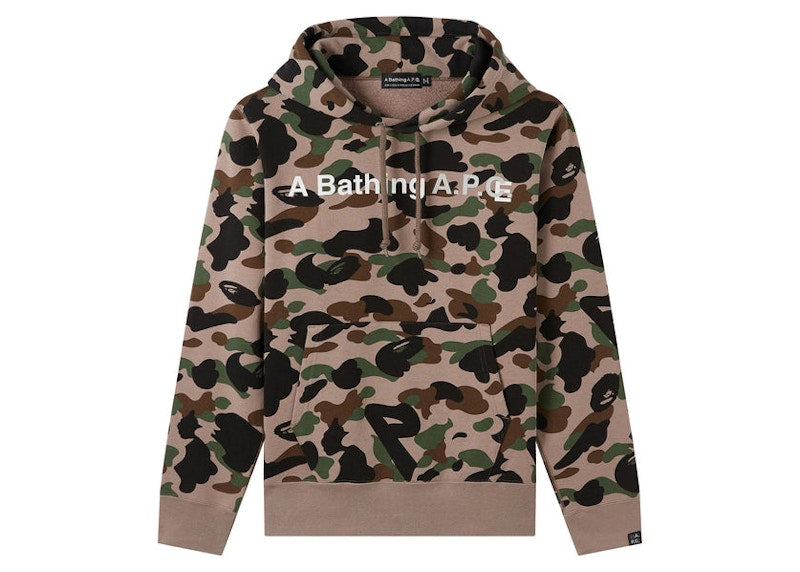 BAPE x A.P.C Guthrie Hoodie Khaki Green