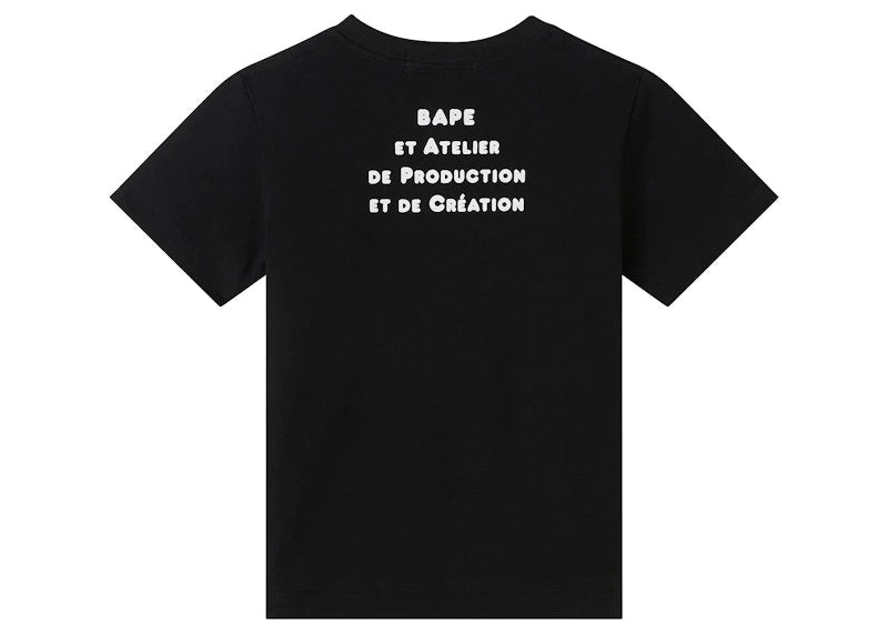BAPE x A.P.C Kids Milo Cloud T-shirt Black