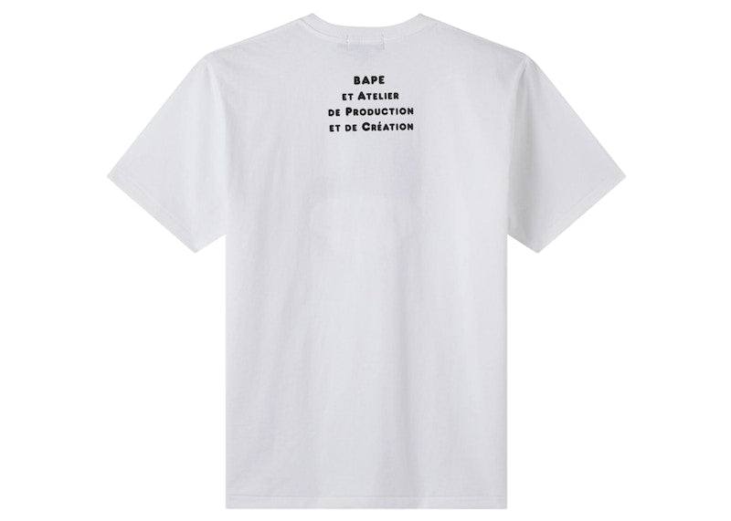 BAPE x A.P.C. Kids Milo Wide T-Shirt White