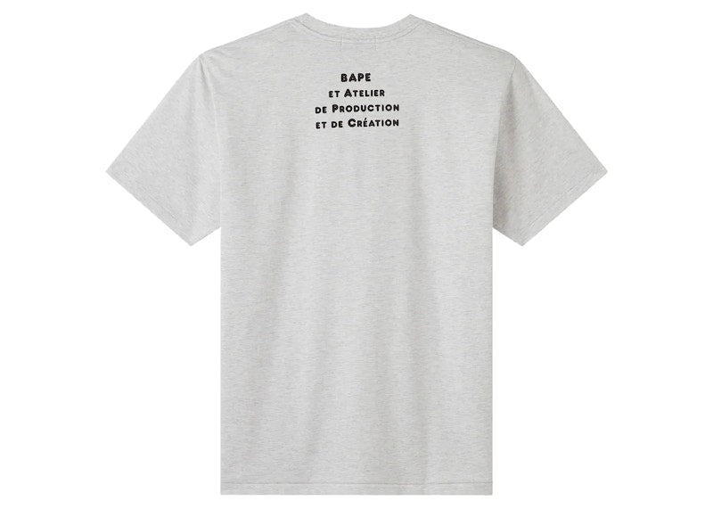 BAPE x A.P.C Milo Cloud T-shirt Gray