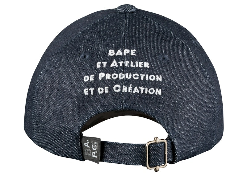 BAPE x A.P.C. Milo on APC Denim Cap Indigo
