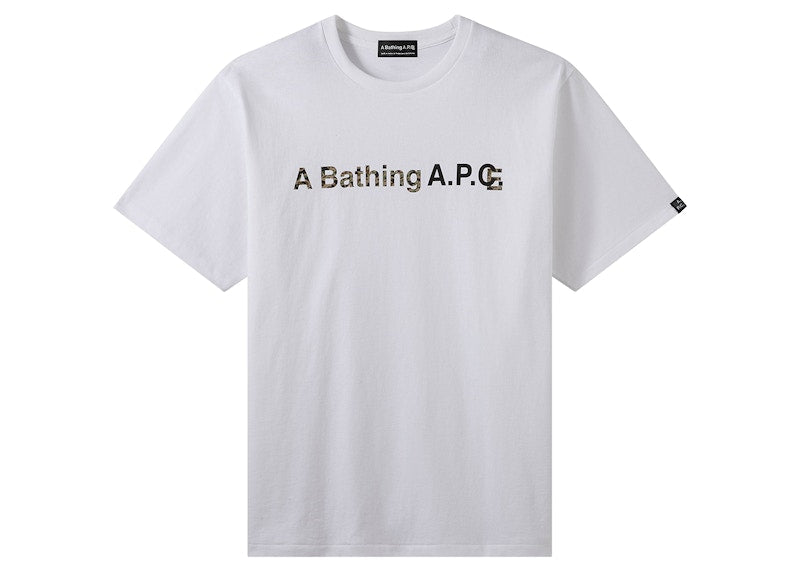 BAPE x A.P.C. Women's A Bathing Ape Wide T-Shirt White