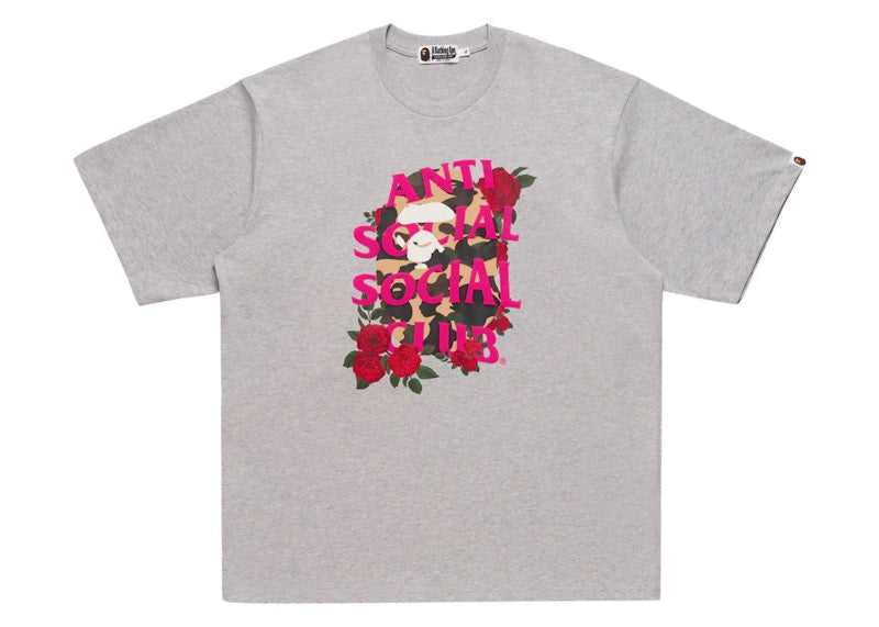 BAPE x Anti Social Social Club I Tee Grey