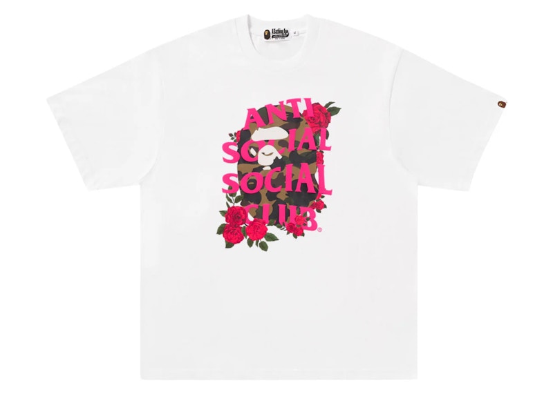 BAPE x Anti Social Social Club I Tee White