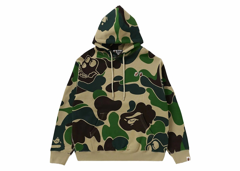 BAPE x BAYC Camo Pullover Hoodie Green
