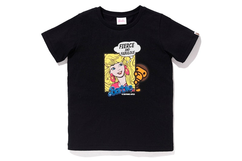 BAPE x Barbie Milo Tee Black