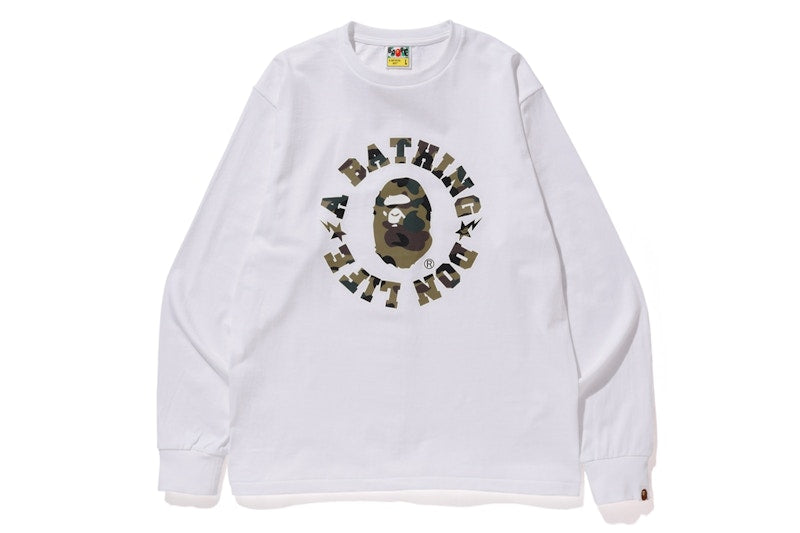 BAPE x Big Sean Don Life Long Sleeve Tee White