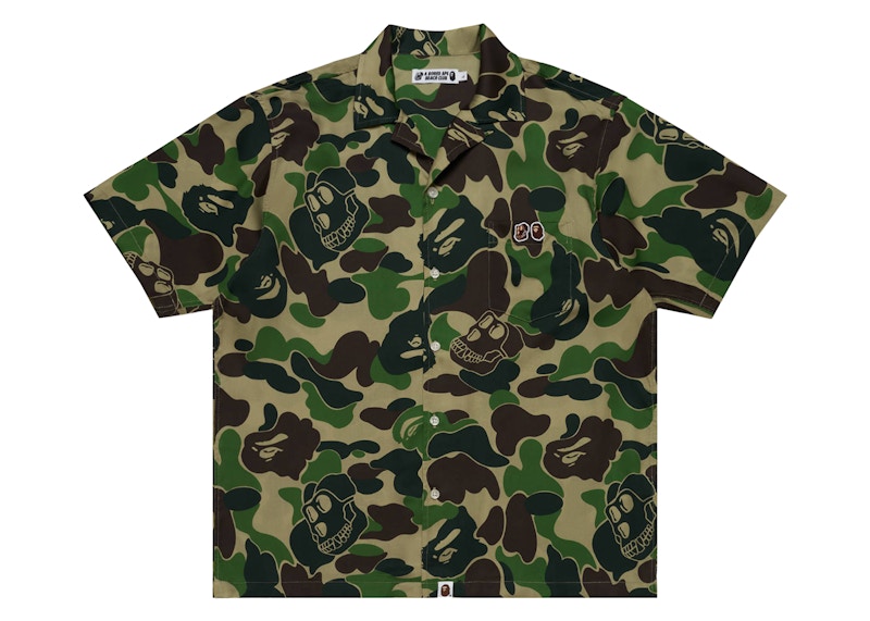 BAPE x Bored Ape Yacht Club Hawaiian Shirt Green