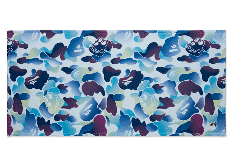 BAPE x Bored Ape Yacht Club Towel Blue