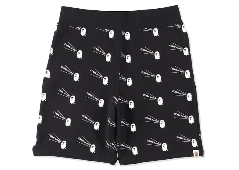 BAPE x CDG Osaka Sweatshort Black