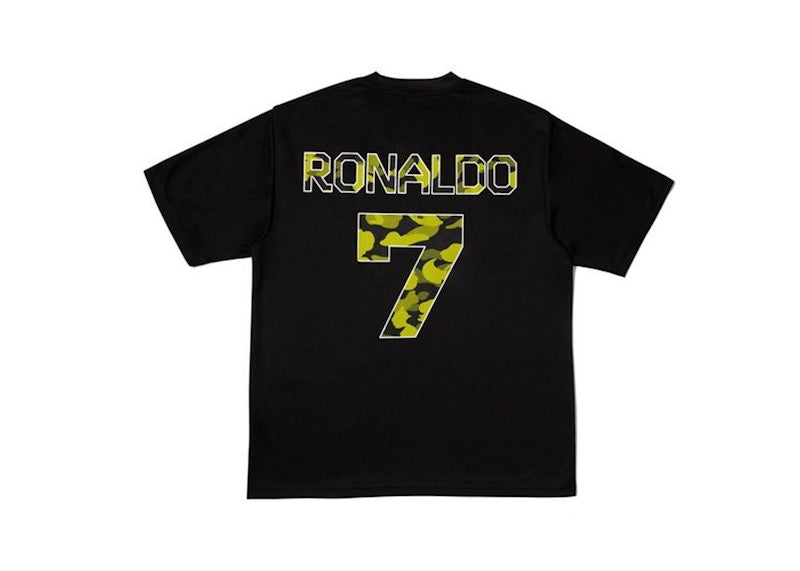 BAPE x CR7Life Ronaldo 7 T-shirt Black