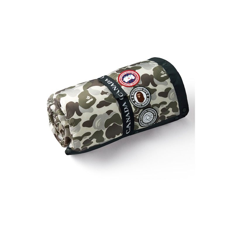 BAPE x Canada Goose x Concepts Blanket ABC Snow Camo
