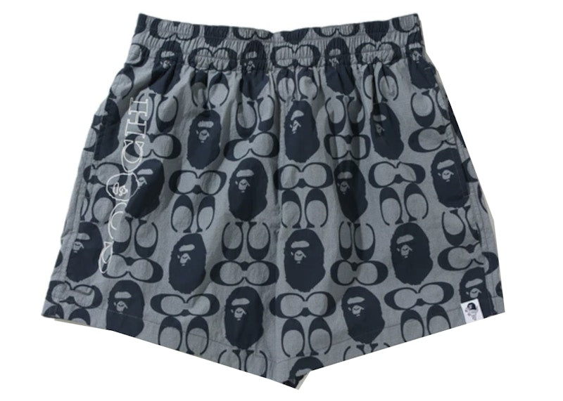 BAPE x Coach Ladies Shorts Navy