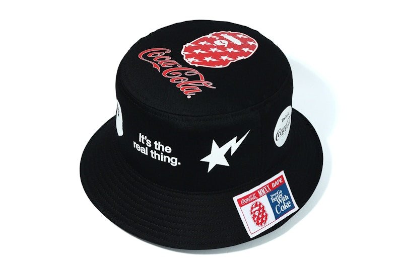 BAPE x Coca Cola Bucket Hat Black