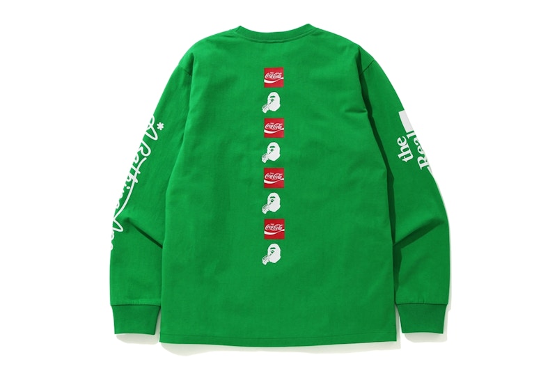 BAPE x Coca Cola L/S Tee Green