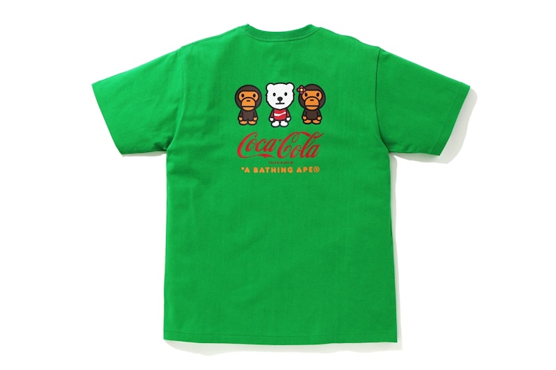 BAPE x Coca Cola Milo Sport Climbing Tee Green