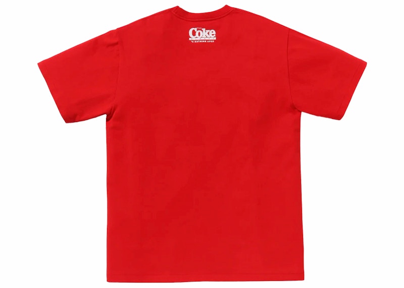 BAPE x Coca-Cola Milo Tee Red
