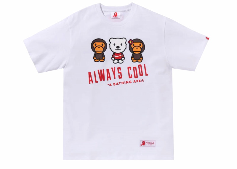 BAPE x Coca-Cola Milo Tee White