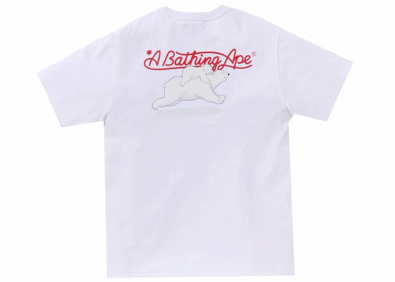 BAPE x Coca-Cola Photo Ape Head Tee White