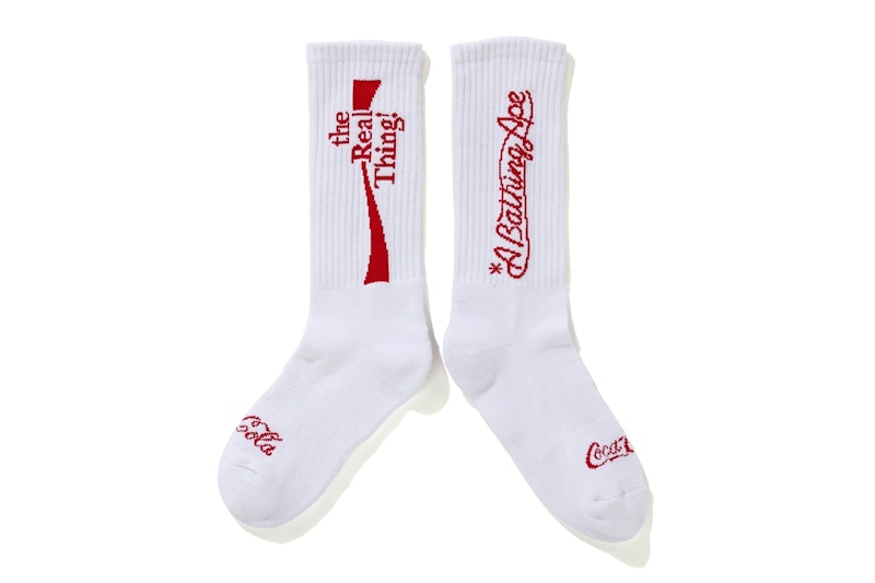 BAPE x Coca Cola Socks White