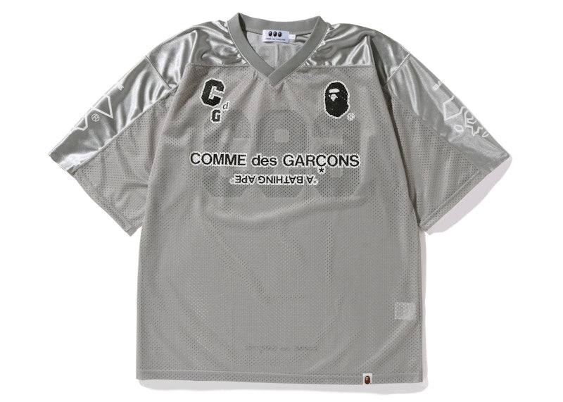 BAPE x Comme des Garcons Osaka Football Jersey Grey