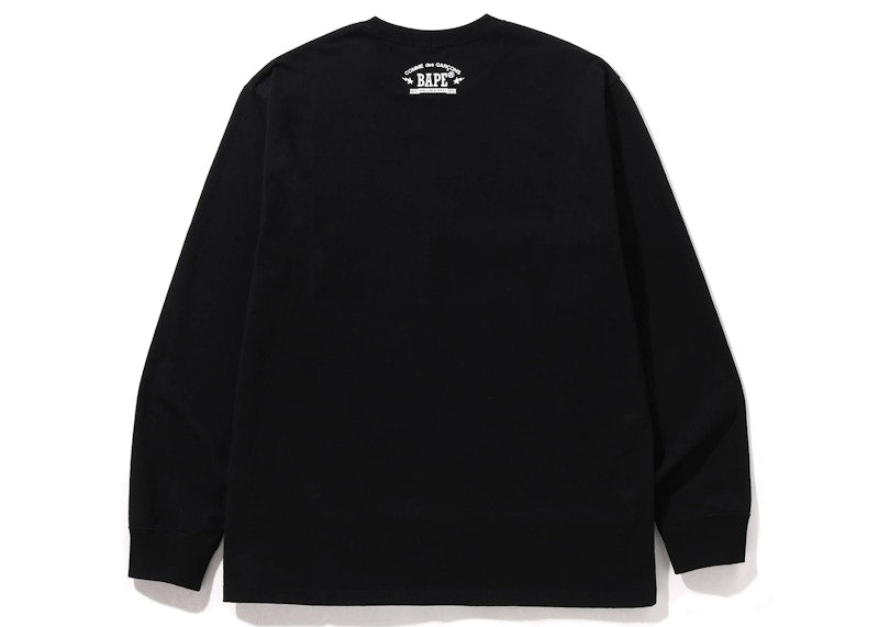 BAPE x Comme des Garcons Osaka L/S T-Shirt Black Blue