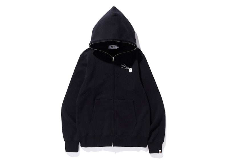 BAPE x Comme des Garcons Osaka Full Zip Hoodie Black