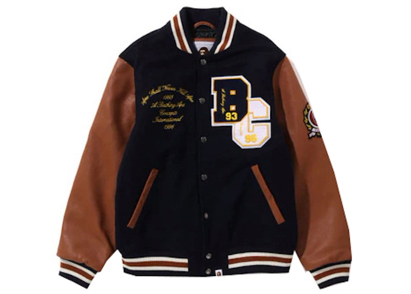 BAPE x Concepts Varsity Jacket Navy