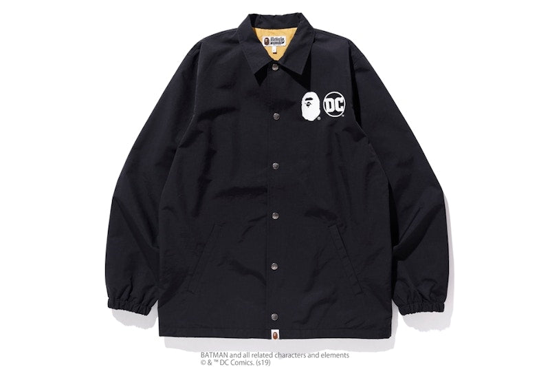 BAPE x DC Batman Coach Jacket Black