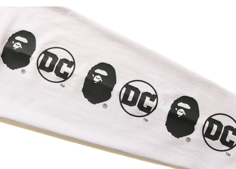 BAPE x DC Batman Long Sleeve Tee White
