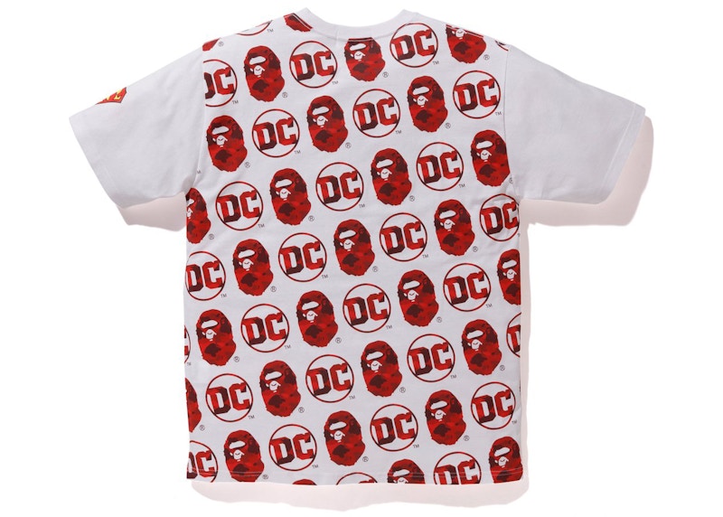 BAPE x DC Tee White/Red