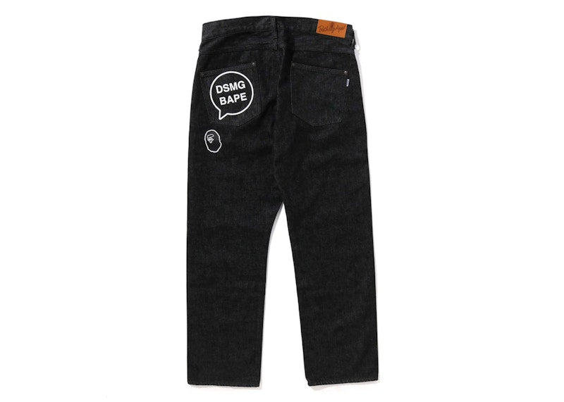 BAPE x DSM Denim Pants Black