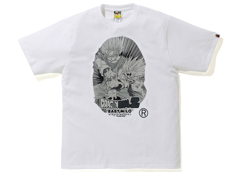 BAPE x Dragon Ball Z Big Ape Head Tee White