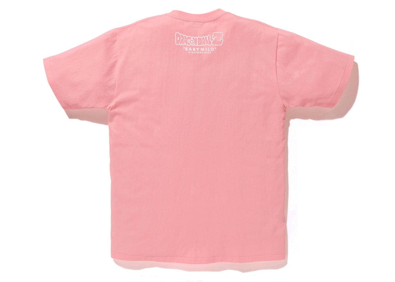 BAPE x Dragon Ball Z Majin Buu Baby Milo Tee Pink