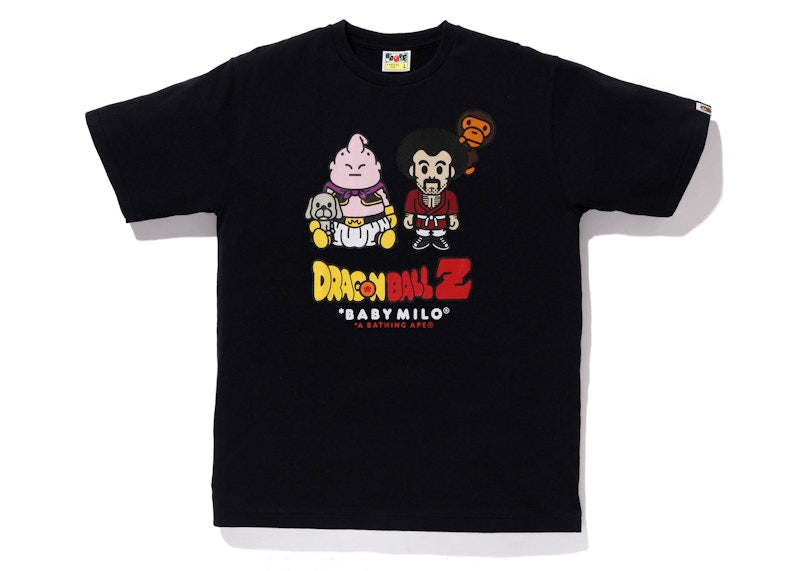 BAPE x Dragon Ball Z Majin Buu & Mr. Satan Baby Milo Tee Black