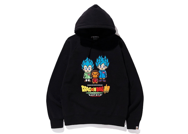 BAPE x Dragonball Super Son Goku & Vegeta Hoodie Black