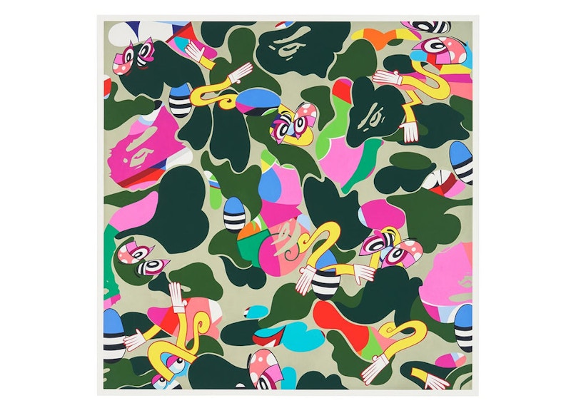 BAPE x Erickink Green By Eric Inkala Print
