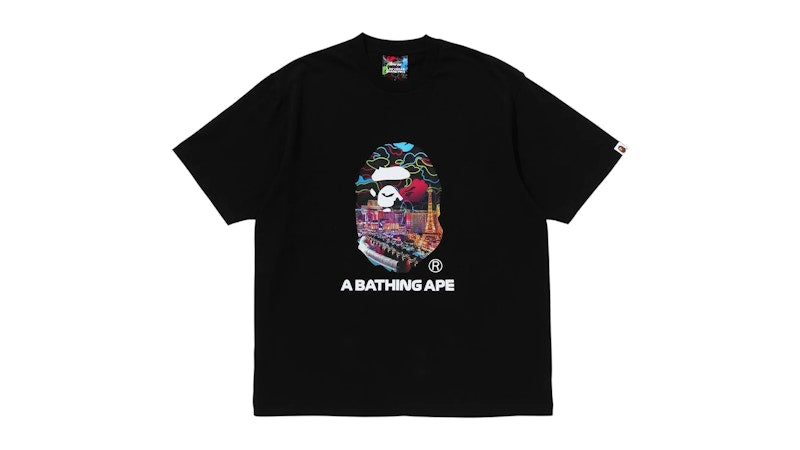 BAPE x F1LVA Bathing Ape Relaxed Fit Tee Black