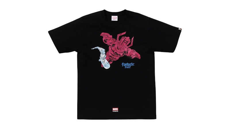BAPE x F4 Galactus & Silver Surfer Tee Black