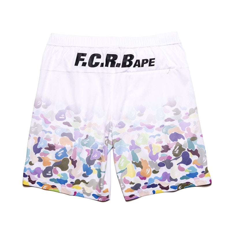 BAPE x F.C.R.B. Game Shorts White