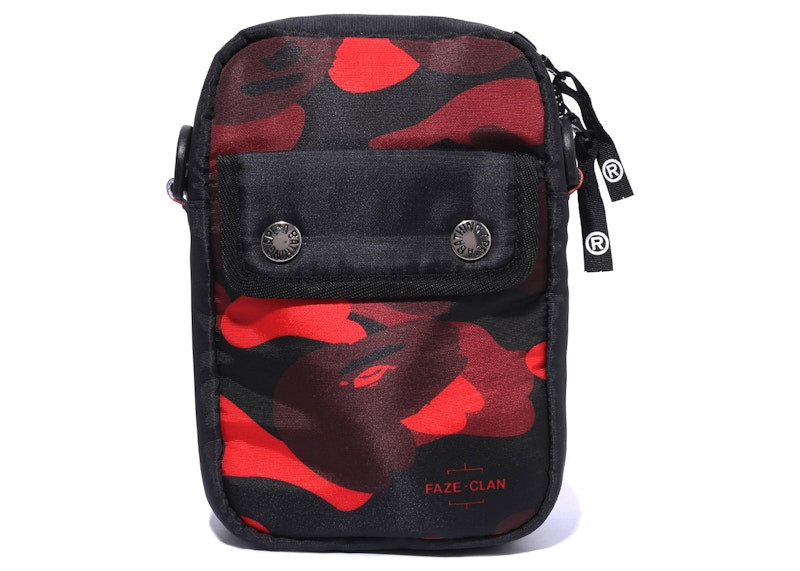 BAPE x Faze Clan Gadget Pouch Red